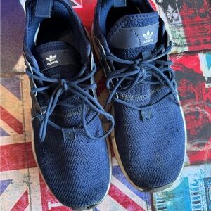 Blue adidas tennis shoes size 51/2